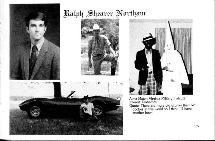 Image du yearbook de Ralph Northam. (Eastern Virginia Medical School yearbook)