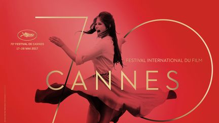 La 70e affiche du festival de Cannes, dévoilée mercredi 29 mars 2017. (PHILIPPE SAVOIR / ARCHIVIO CAMERAPHOTO EPOCHE/GETT)