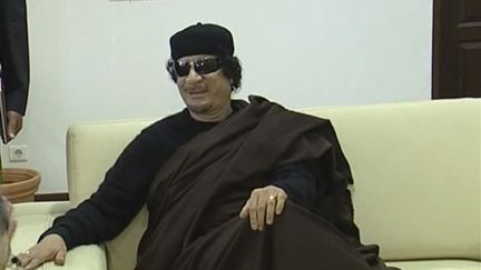 Mouammar&nbsp;Kadhafi à Tripoli, le 12 juin 2011.&nbsp; (HO / FIDE PRESS SERVICE POOL)