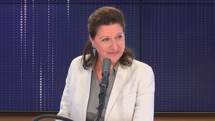 Agnès Buzyn, candidate La République en marche à la mairie de Paris, invitée du "8h30 franceinfo"; mardi 23 juin 2020. (FRANCEINFO / RADIOFRANCE)