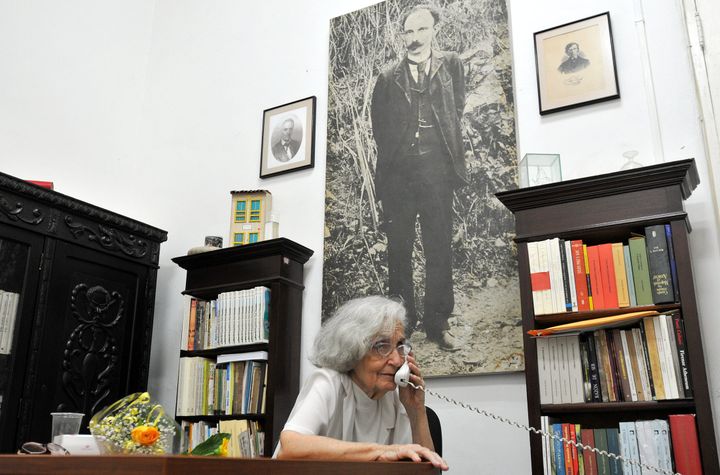 La poétesse cubaine, Fina García Marruz à la Havane à Cuba en 2011.&nbsp; (ALEJANDRO ERNESTO / EFE)