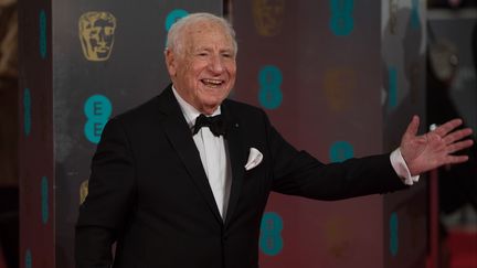 Le cinéaste Mel Brooks le 12 février 2017 à Londres, à la cérémonie des Bafta (HUBERT BOESL / DPA / MAXPPP)