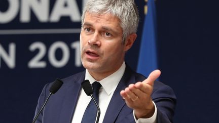 Laurent Wauquiez, le 30 juin 2018, à Menton. (VALERY HACHE / AFP)