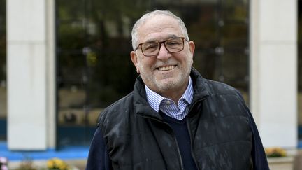 Kamel Kabtane, le recteur de la mosquée de Lyon, en octobre 2020. (MAXIME JEGAT / MAXPPP)