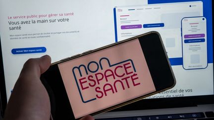 Le site Mon Espace Santé célèbre son année d'existence. (RICCARDO MILANI / HANS LUCAS)