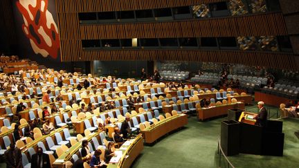 &nbsp; (La salle de l'Assemblée générale de l'ONU©MAXPPP)