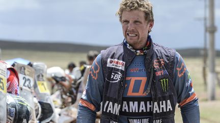 Adrien Van Beveren (Yamaha) proche d'un premier podium sur le Dakar (ERIC VARGIOLU / E.V.A.)