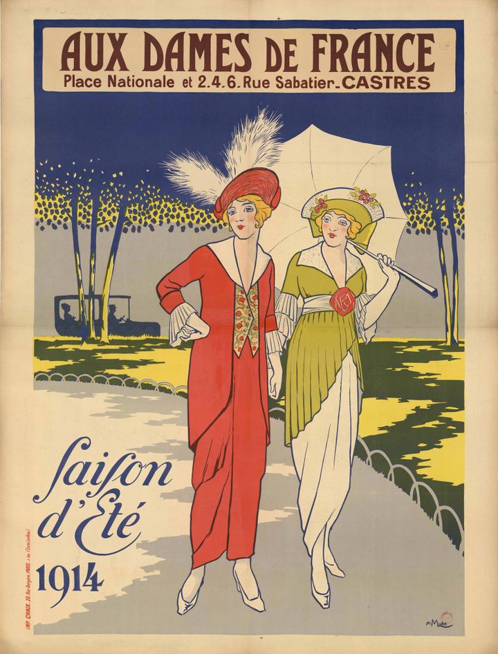 Aux Dames de France, saison d'été, 1914, affiche
 (BnF, département des Estampes et de la photographie)