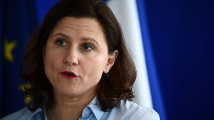 La ministre des Sports,&nbsp;Roxana Maracineanu, le 9 mars 2020. (MARTIN BUREAU / AFP)