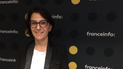 Nathalie Balla, coprésidente de La Redoute, le 19 avril 2018. (RADIO FRANCE / JEAN LEYMARIE)