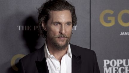 L'acteur Matthew McConaughey lors de la première mondiale de "Gold", à New York, en janvier 2017. (DIMITRIOS KAMBOURIS / GETTY IMAGES NORTH AMERICA)