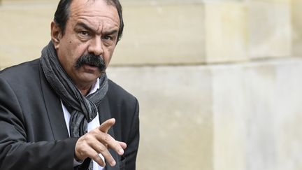 Philippe Martinez, secrétaire général de la CGT, à Matignon, à Paris, le 26 novembre 2019. (BERTRAND GUAY / AFP)