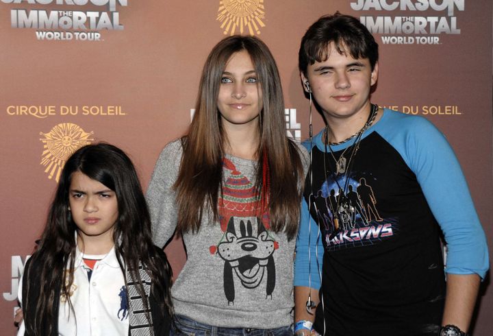 Paris Jackson et ses frères : Blanket Jackson et Prince Michael Jackson (2012)
 (Dan Steinberg/Sipa)