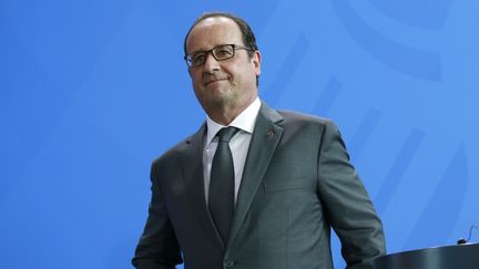 Le pr&eacute;sident Fran&ccedil;ois Hollande &agrave; Berlin (Allemagne), le 24 ao&ucirc;t 2015. (CITIZENSIDE/REYNALDO CHAIB PAGAN /AFP)