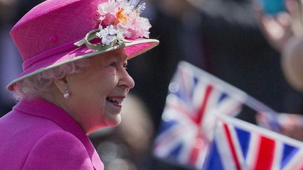 La reine Elizabeth à Windsor, le 20 avril 2016, la veille de son anniversaire (Justin Tallis/AFP)