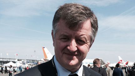 &nbsp; (Augustin de Romanet, au Salon du Bourget, le PDG d'Aéroports de Paris © Radio France / Jean Leymarie)