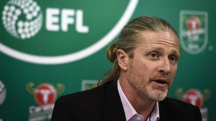 Emmanuel Petit trouve que "Wenger est encore l'homme de la situation" à Arsenal.  (LILLIAN SUWANRUMPHA / AFP)