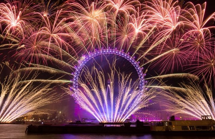 Nouvel An 2018 à Londres
 (VICKIE FLORES / ANADOLU AGENCY)