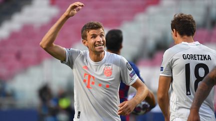 Thomas Müller a été déterminant dans l'humiliation infligée au Barça. (FRANK HOERMANN / SVEN SIMON/VIA / AUGENKLICK/FOTOAGENTUR SVEN SIMO)