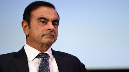 Carlos Ghosn à Paris, le 1er octobre 2018. (ERIC PIERMONT / AFP)