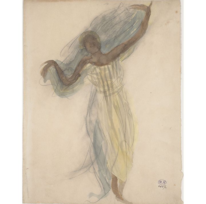 Auguste Rodin, "Danseuse cambodgienne de face"
 (musée Rodin, photo J. de Calan)