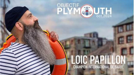 Loïc Papillon part en bateau pour Plymouth, où il remet en jeu son titre de plus belle barbe du Royaume-Uni. (Loïc Papillon)