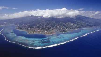 Vue aérienne de Tahiti, Iles de la Société (DEA / C. DANI I. JESKE / DE AGOSTINI EDITORIAL / GETTY IMAGES)