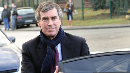 Le ministre du Budget, J&eacute;r&ocirc;me Cahuzac, le 10 d&eacute;cembre 2012 &agrave; Villeneuve-d'Ascq (Nord). (PHILIPPE HUGUEN / AFP)