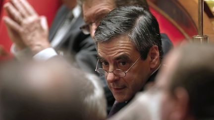 L'ancien Premier ministre Fran&ccedil;ois Fillon, le 19 d&eacute;cembre 2012 &agrave; l'Assembl&eacute;e nationale. (FRANÇOIS GUILLOT / AFP)