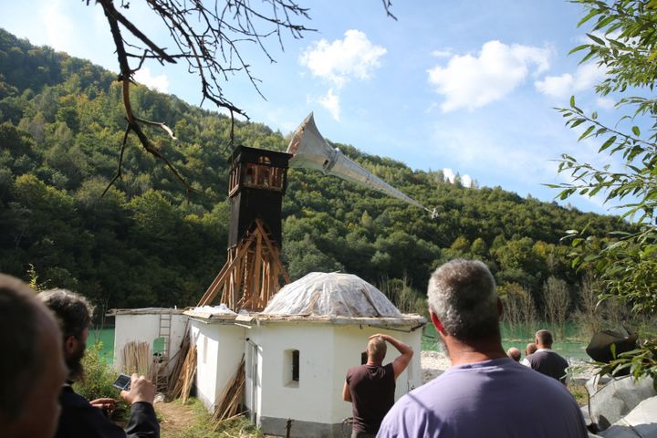 En 2018, l'église de Vinta a été démontée pour être déplacée dans un musée à Sibiu. (RALUCA PRELIPCEANU / MUZEUL ASTRA SIBIU / CUPRU MIN)