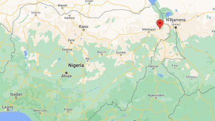 Au moins 23 personnes ont été exécutées par des hommes armées, le 7 juin 2022, dans le nord-est du Nigeria, dans le district de Dikwa, non loin de la frontières avec le Tchad.&nbsp; (GOOGLE MAPS)