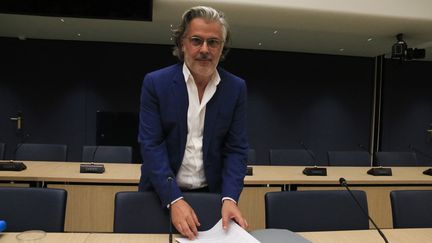 Vincent Labrune, during a hearing at the Senate, June 26, 2024, in Paris. (QUENTIN DE GROEVE / AFP)