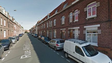 Les faits se sont produits dans un appartement de la rue Alfred-Delecourt à Wattrelos (Nord). (GOOGLE STREET VIEW)