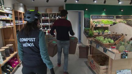 Une start-up collecte les biodéchets des entreprises pour les valoriser en compost. (France 3 Languedoc-Roussillon)