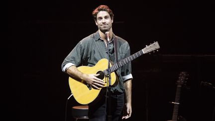 Le chanteur Tom Leeb en concert le 26 octobre 2019 au&nbsp;Palais Nikaia&nbsp;à Nice lors de la première partie du concert de Sting (SYSPEO/SIPA)