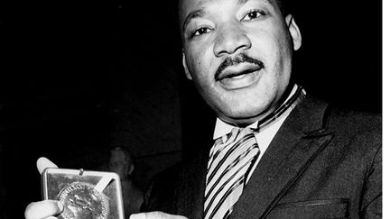 &nbsp; (Martin Luther King en Norvège pour la remise du Nobel de la Paix © Sipa Press)