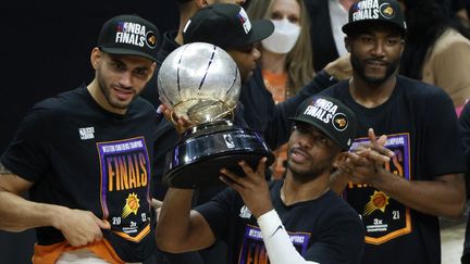 Chris Paul va disputer les Finales NBA pour la première fois de sa carrière à 36 ans. (HARRY HOW / Getty Images via AFP)