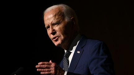 Le président américain, Joe Biden, à Austin, au Texas (Etats-Unis), le 29 juillet 2024. (BRENDAN SMIALOWSKI / AFP)