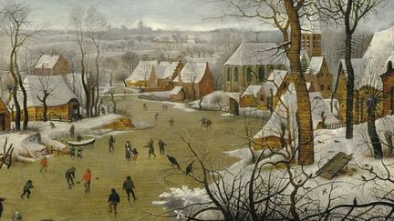 Paysage d’hiver avec trappe aux oiseaux, Huile sur bois, Pieter Bruegel II (c.1564/1565 - 1636)
 (Bart Huysmans et Michel Wuyts/Anvers, musée Mayer van den Bergh)