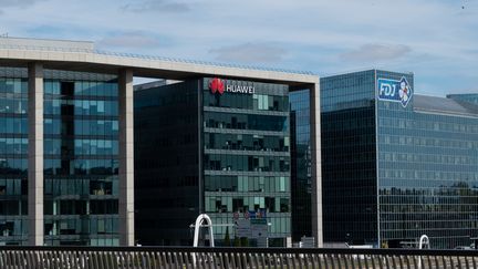 The Huawei France headquarters in Issy-les-Moulineaux (Hauts-de-Seine), in August 2020. (RICCARDO MILANI / HANS LUCAS / AFP)