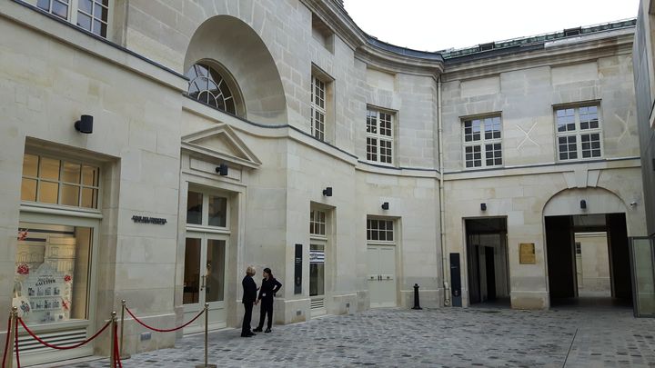 La Cour des fonderies de la Monnaie de Paris est désormais accessible aux visiteurs.  (ANNE CHEPEAU / RADIO FRANCE)