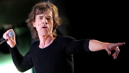 Mick Jagger sur scène à Rio avec les Rolling Stones en 2014.
 (Pedro Fiúza/NurPhoto/AFP)