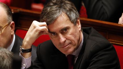 Le ministre d&eacute;l&eacute;gu&eacute; au Budget, J&eacute;r&ocirc;me Cahuzac, le 12 f&eacute;vrier 2013 &agrave; l'Assembl&eacute;e nationale, &agrave; Paris. (CHARLES PLATIAU / REUTERS)