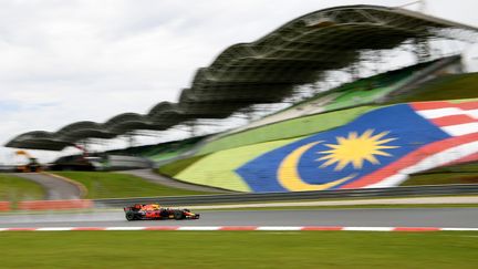 Max Verstappen en Malaisie (MANAN VATSYAYANA / AFP)