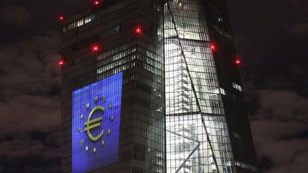 la Banque centrale européenne à Francfort (Allemagne). (DANIEL ROLAND / AFP)