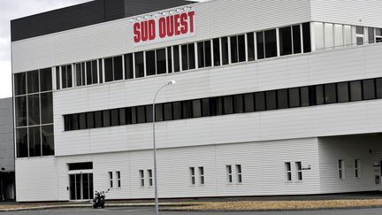 Les locaux du quotidien "Sud Ouest", le 30 janvier 2018 à Bordeaux (Gironde). (SERGE ATTAL / ONLY FRANCE / AFP)