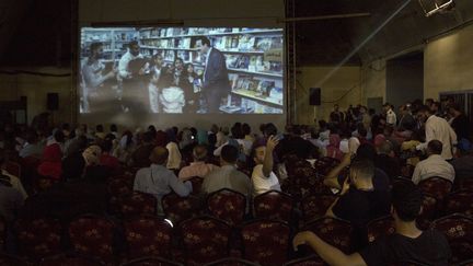 Le 26 août au soir le film "Dix ans" est à Gaza au cinéma Samer.
 (MAHMUD HAMS / AFP)