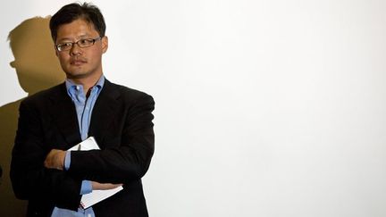 Jerry Yang, confondateur de Yahoo!, a d&eacute;missionn&eacute; de ses fonctions mardi 17 janvier 2012. ((PAUL J. RICHARDS / AFP))