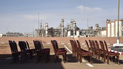 Complexe gazier d'In Amenas dans le sud-est algérien. L'Algérie se classe dans le top 10 des producteurs mondiaux de gaz et est le 3e producteur africain de pétrole. Photo prise le 16 juin 2018. (RYAD KRAMDI / AFP)