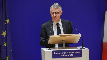 Le procureur du Parquet national antiterroriste,&nbsp;Jean-François Ricard, le 6 mars 2022, à Paris. (GEOFFROY VAN DER HASSELT / AFP)